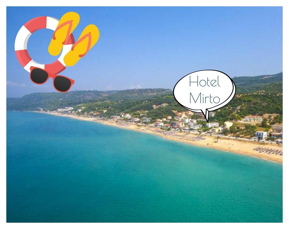 Mirto Beach Hotel & Restaurant Paralia Vrachou Luaran gambar