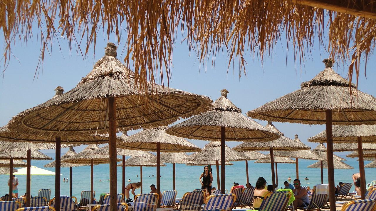 Mirto Beach Hotel & Restaurant Paralia Vrachou Luaran gambar