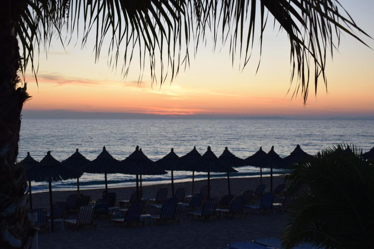 Mirto Beach Hotel & Restaurant Paralia Vrachou Luaran gambar